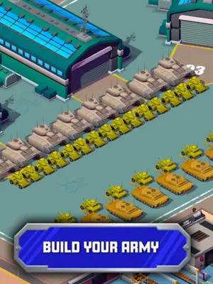 Idle Tank Tycoon Battle Royale android App screenshot 1